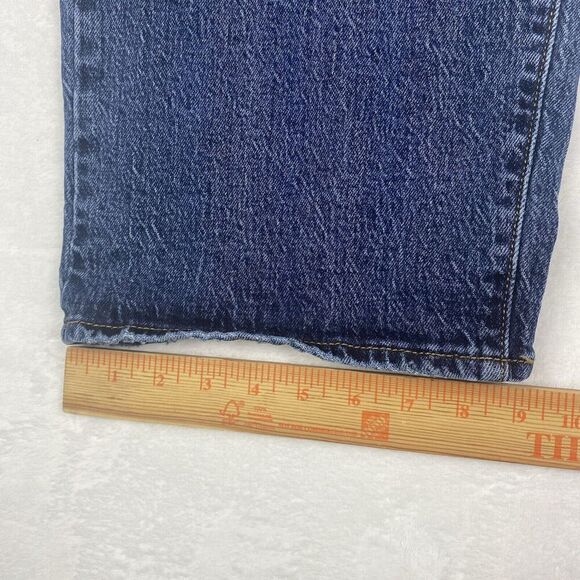Levis Ribcage Straight Ankle Jeans Womens Size 20W Blue Pockets Denim Pants - Picture 9 of 15